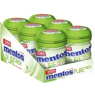 MENTOS PURE FRESH LIME MINT fľaša 60 g 6 ks