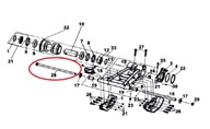 Zadná skrutka kyvnej vidlice Quad CAN-AM DS 250cc OEM