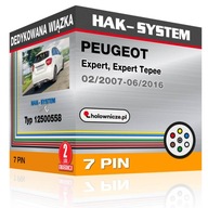 Špeciálny postroj PEUGEOT Expert, Expert Tepee 02/