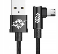 Uhlový USB micro kábel Baseus obojstranná zástrčka 1,5A