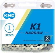 Reťaz KMC K1N 1/2'' x 3/32'' 100 článkov Strieborná