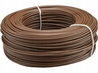 KÁBEL 1x4mm2 LGY WIRE 1x4 LINKA 4mm2 HNEDÝ KRUH 100m