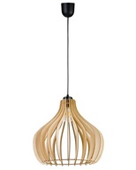 PREVIEDNA LAMPA, LOFT stropný luster, Drevo 1