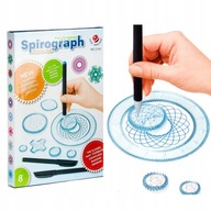 Spirograph SET na kreslenie kruhov, 22 šablón + perá