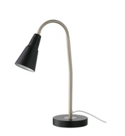 IKEA KVART Stolná lampa ČIERNA