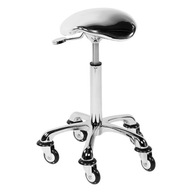 SIBEL ECCENTRIC barber stool SILVER sedlo