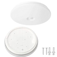 Plafond LED stropné svietidlo s PIR pohybovým senzorom 12W 960lm IP44 4000K biela