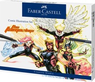 Sada na kreslenie komiksov 15el Faber Castell