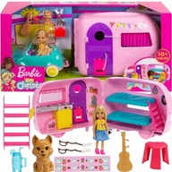 BARBIE DARČEKOVÝ SET BÁBIKA + AUTO + CAMPINGOVÉ PRÍVESY K FOTOAPARÁTU