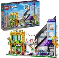 LEGO Friends Downtown interiérový dizajn a kvetinárstvo, konštrukcia