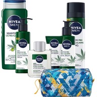 Set NIVEA MEN zo série SENSITIVE PRO ULTRA CALMING + kozmetická taštička