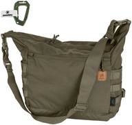 HELIKON Bushcraft Satchel taška cez rameno RAL 7013 + KARABÍNA