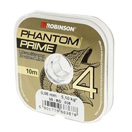 Splietaná šnúra Phantom Prime X4 0,08mm 10m tmavozelená.