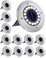 SOLÁRNE LAMPY 16 LED SOLÁRNE ZÁHRADNÉ LAMPY 12 ks