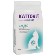 Kattovit Gastro Tráviaci Systém Žalúdočné problémy Diéta 4kg krmivo pre mačky