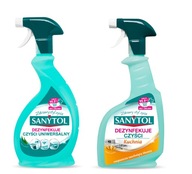 SANYTOL SET 2xSPRAY 500ml UNIVERZÁL + KUCH