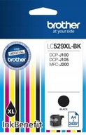 ORIGINÁLNY ATRAMENT BROTHER LC529XLBK Black 2400str