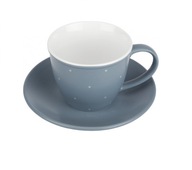 Šálka ​​s podšálkou 220 ml, modrý porcelán