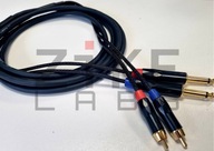 KÁBEL ZiKE Labs 5m RCA - TS dvojkanálové stereo