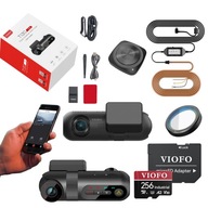 VIOFO T130 2CH-G DVR - PREDNÝ / INTERIÉR + 256 GB + ACC + CPL + DIAĽKOVÉ