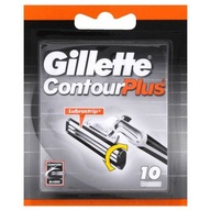 Žiletky a nože Gillette Contour Plus 10x