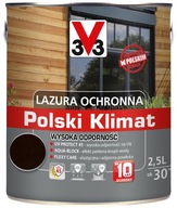 V33 azúrová vysoká odolnosť tmavý orech 2,5L