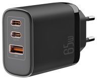 BQual SIEŤOVÁ NABÍJAČKA GaN3 Pro 65W 2xUSB-C/ 1xUSB