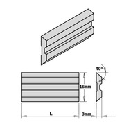 KS3.230.01 Nôž Centrolock 230,0x16,0x3,0 18% (T1)