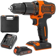 BLACK & DECKER príklepový skrutkovač BDCHD18NT 18V 2-prevodový + 2,0Ah + nabíjacie puzdro