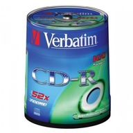 Verbatim CD-R, 43411, Extra ochrana, 100-balenie, 700 MB, 52x, 80 min., 12 cm,