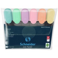 SCHNEIDER JOB PASTEL ZVÝRAZŇOVAČ, SADA 6 ks,