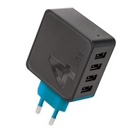 FIREMNÁ NABÍJAČKA 4 X USB 4v1 4,8A 5V NAVŽDY