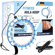 Smart Fitness Hula Hoop na chudnutie + švihadlo, modré