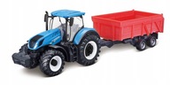 NEW HOLLAND T7.315 TRACTOR + príves Bburago