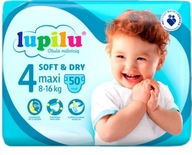 Lupilu plienky SOFT & DRY 4 MAXI 50ks