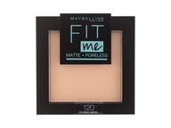 Maybelline 120 Classic Ivory Fit Me! Matný + bezpórový prášok 9 g (W) (