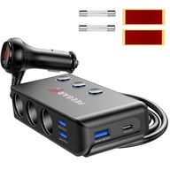 AUTO DISTRIBÚTOR FEEGAR 12-24V 200W USB 10A