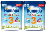 HUMANA 3 Little explorers umelé mlieko 2x650 g