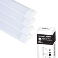 4x LED svietidlo 18W 1800lm neutrálna farba 60cm stropné svietidlo do skladovej dielne