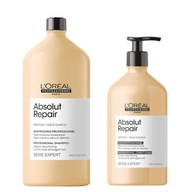 Loreal Absolut Repair šampón 1500 ml + kondicionér 750 ml rekonštrukcia