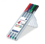 Fineliner STAEDTLER TRIPLUS FINELINER 0,3mm 4ks