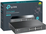 Switch TP-LINK SG1016D L2 24x1GbE RACK MONTÁŽ (16x10/100/1000Mbps)