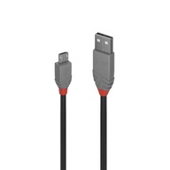 Lindy 36735 USB 2.0 A - Micro B Anthra Line kábel - 5m