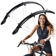 Sada blatníkov ORION 28''x48mm čierne blatníky na bicykel 28 palcov 700c