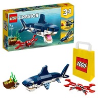 LEGO Creator 3 v 1 31088 Morské bytosti + taška Lego + katalóg