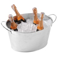 Oceľová nádoba na ľad na šampanské