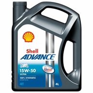 SHELL ADVANCE ULTRA 4T 15W50 4L