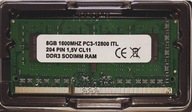 8GB 1600MHZ DDR3 LAPTOP RAM SODIMM NOVINKA