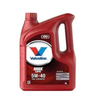 Motorový olej Valvoline 5W-40 4L MaxLife 5w40