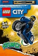 LEGO City. Turistický motocykel Touring Stunt Bike 60331